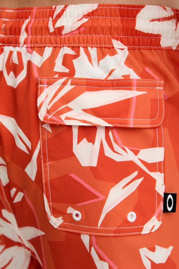 Oakley plavecké šortky pánske CANARY PALMS oranžová FOA405399