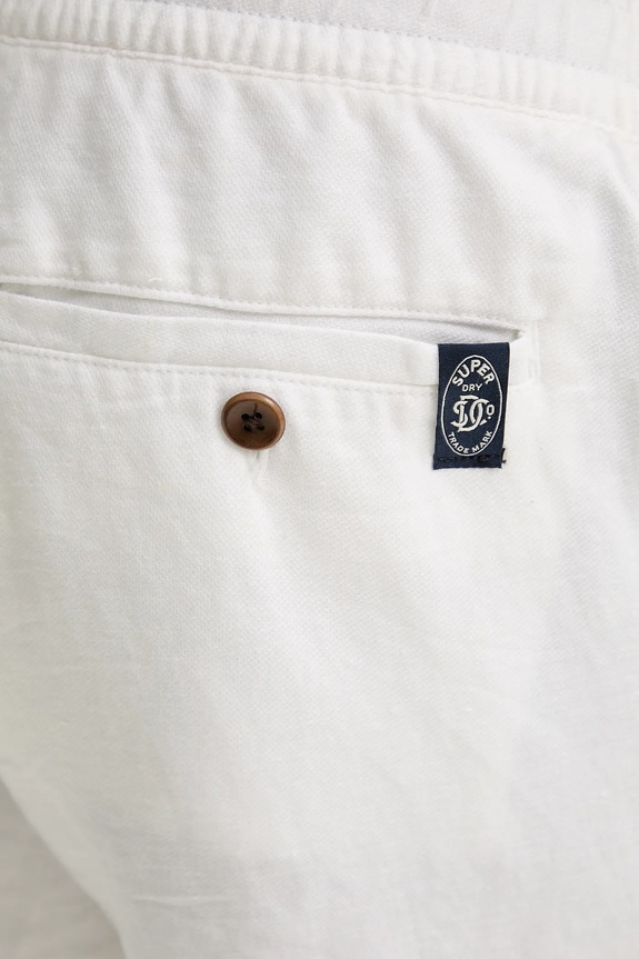 Superdry vászon rövidnadrág fehér M7110455A.01C