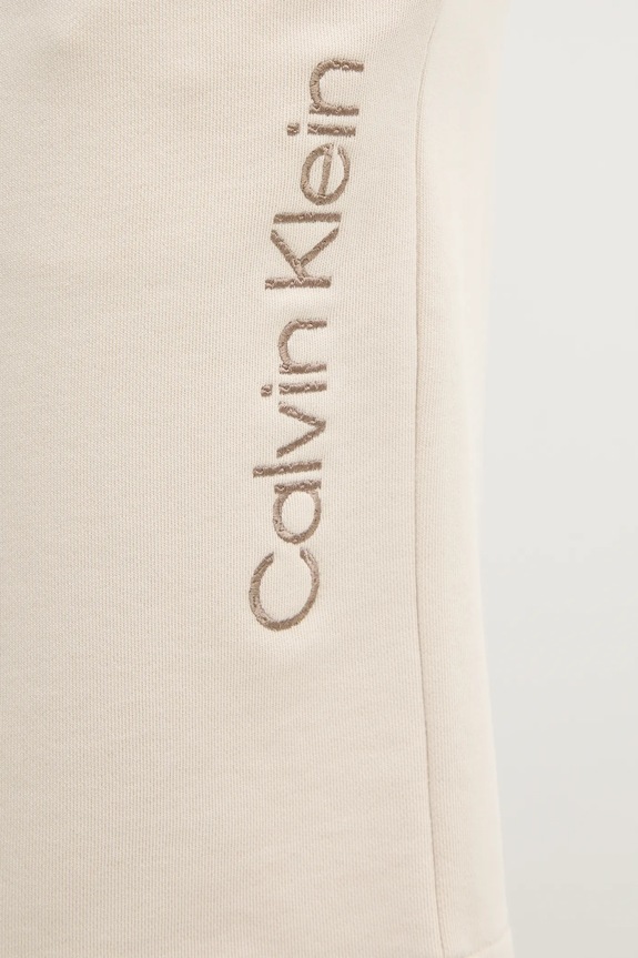 Calvin Klein szorty bawełniane beżowy K10K114121