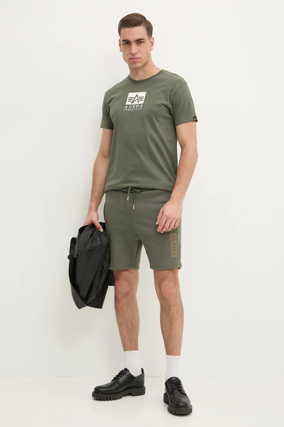 Šortky Alpha Industries Alpha PP Short 146365 zelená SS25