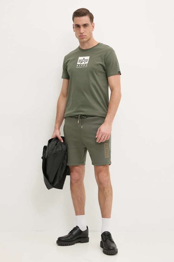 Šortky Alpha Industries Alpha PP Short 146365 zelená SS25