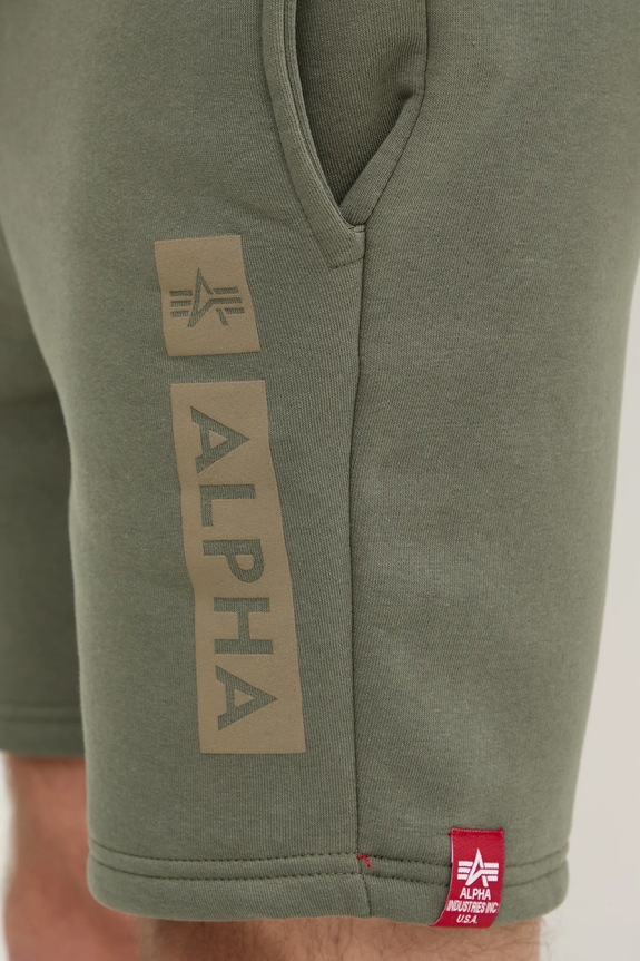 Šortky Alpha Industries Alpha PP Short zelená 146365