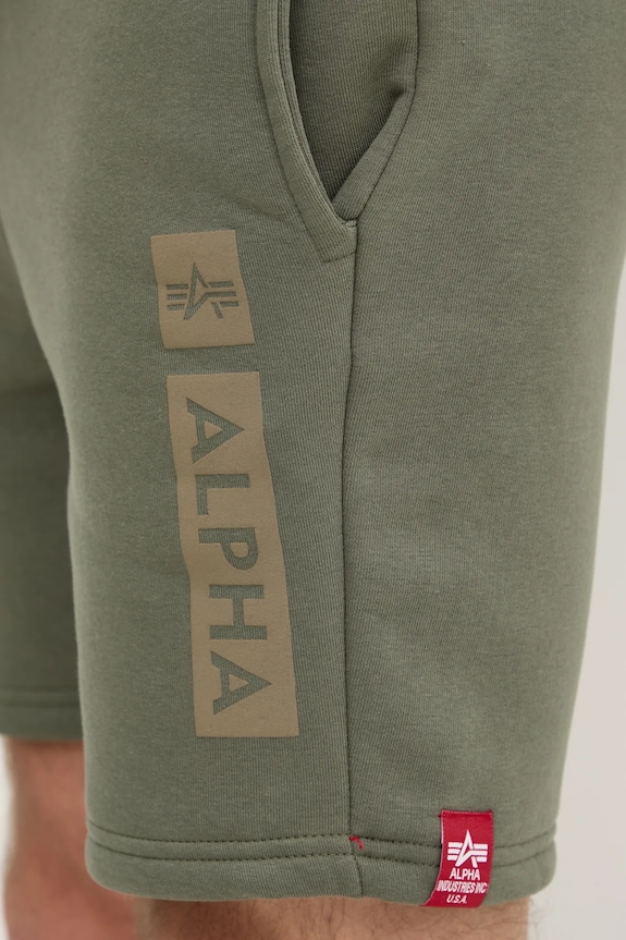 Šortky Alpha Industries Alpha PP Short zelená 146365