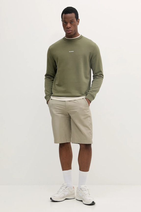 Calvin Klein Jeans pantaloncini in lino misto J30J327303 beige SS25