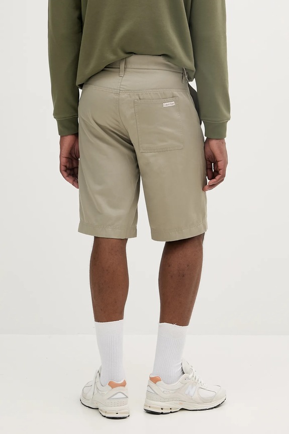 Abbigliamento Calvin Klein Jeans pantaloncini in lino misto J30J327303 beige