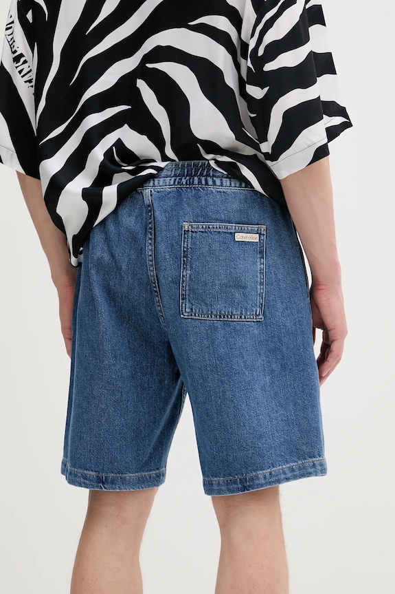 Oblečení Džínové šortky Calvin Klein Jeans J30J327517 modrá