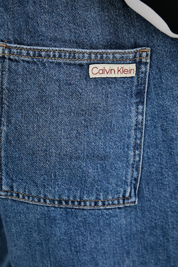 Džínové šortky Calvin Klein Jeans modrá J30J327517