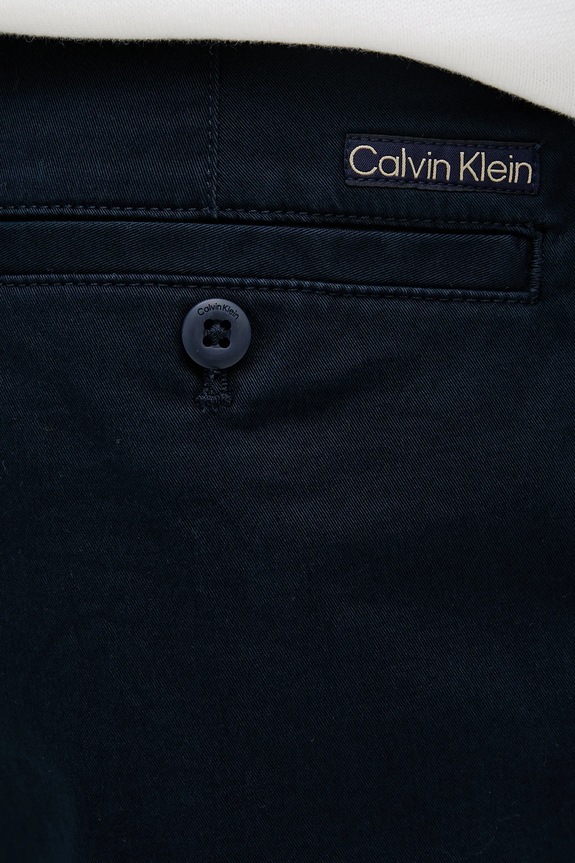 Σορτς Calvin Klein Jeans σκούρο μπλε LV040EM618