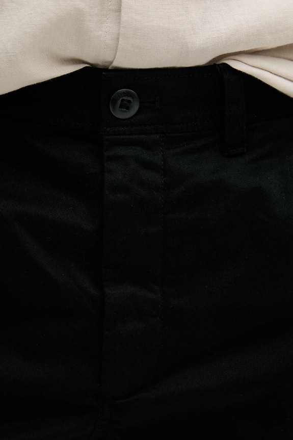 Σορτς Calvin Klein Jeans μαύρο LV040EM618