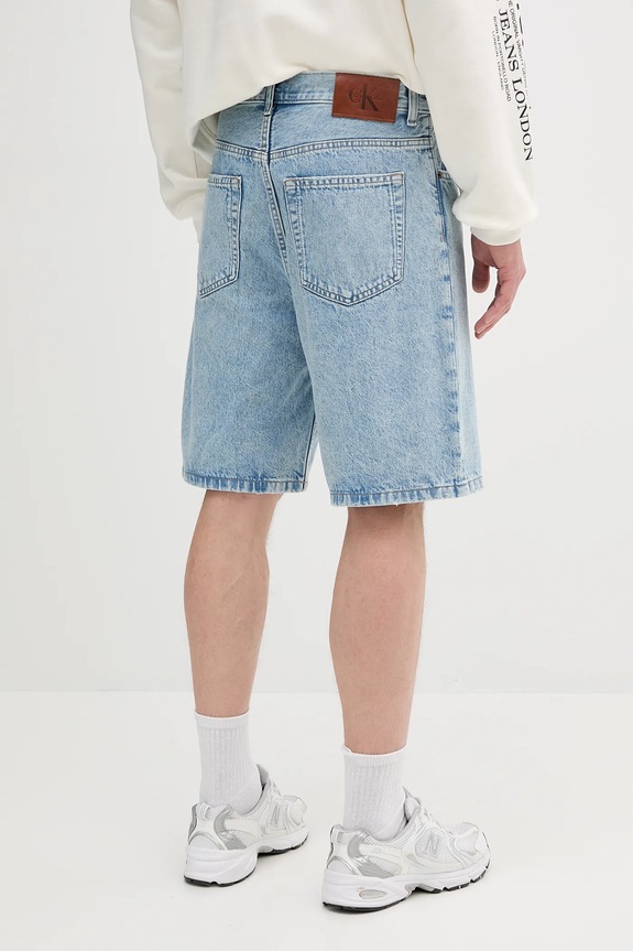 Îmbrăcăminte Calvin Klein Jeans pantaloni scurți jeans LV04RB930G albastru