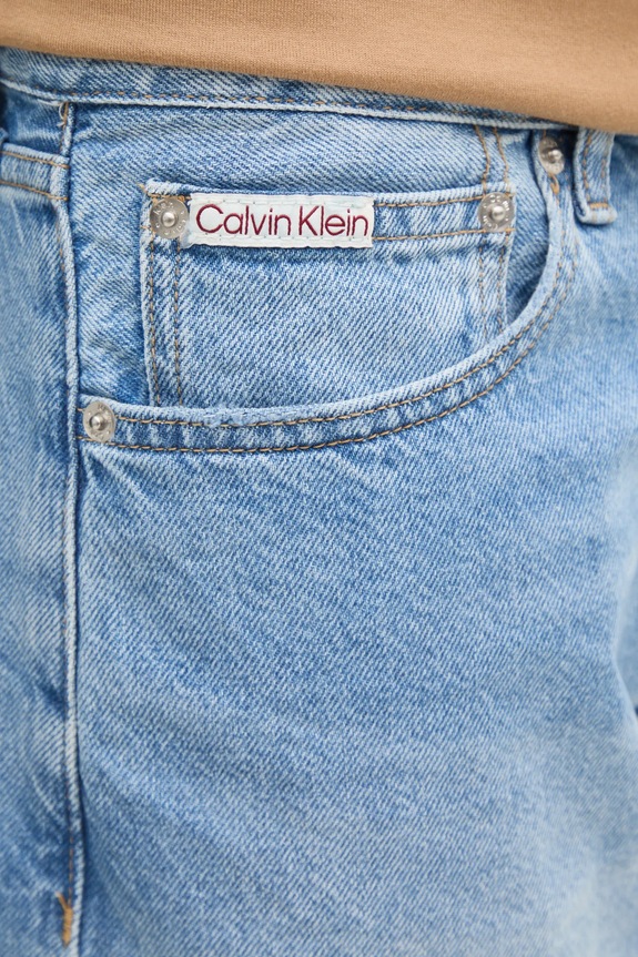 Τζιν σορτς Calvin Klein Jeans μπλε J30J327513