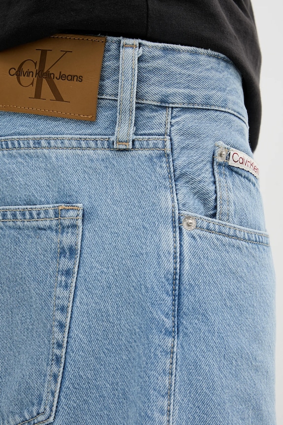 Džínové šortky Calvin Klein Jeans modrá J30J327186