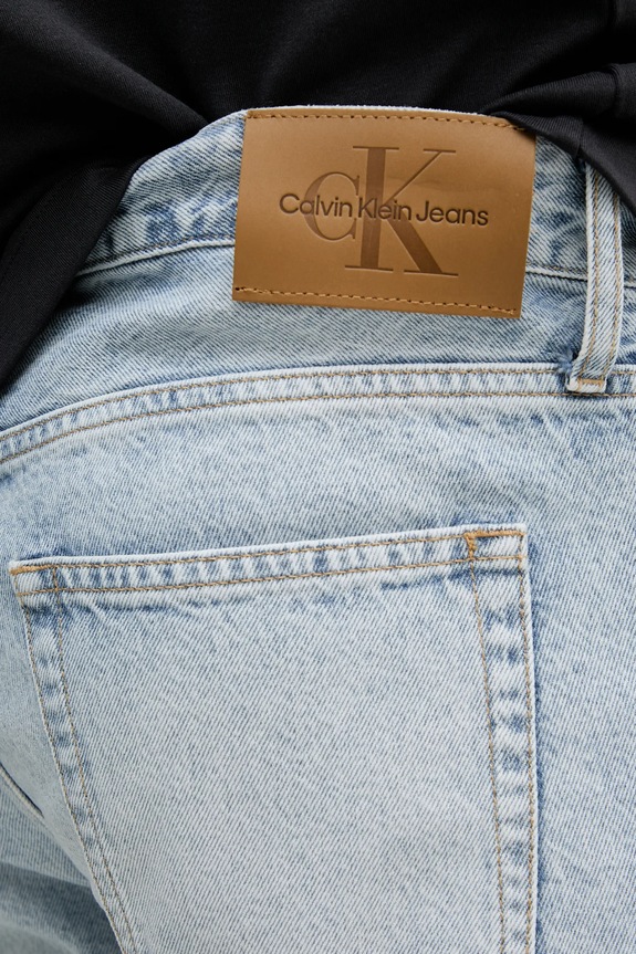 Calvin Klein Jeans pantaloncini di jeans blu J30J327529