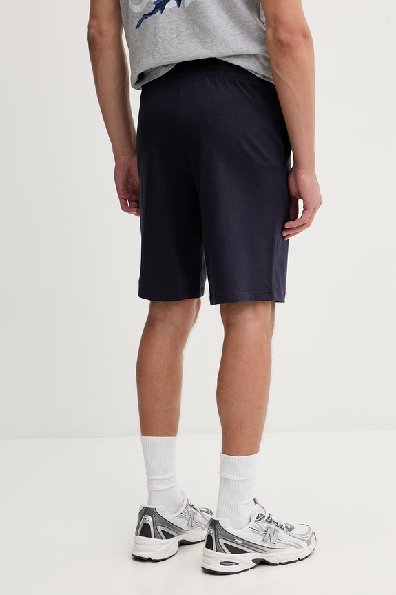 Îmbrăcăminte Puma pantaloni scurți de trening bărbați din bumbac Essential Jersey 682600 bleumarin