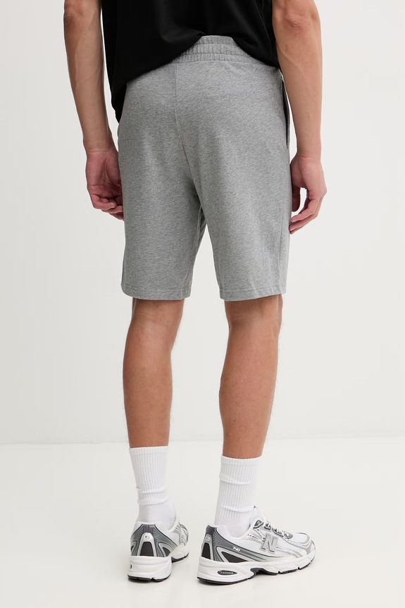 Oblečenie Puma teplákové šortky pánske bavlnené Essential Jersey 682600 sivá