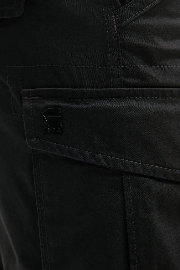 G-Star σορτς cargo Ανδρικά από βαμβάκι με ελαστάν Rovic zip regular D26214.5126 μαύρο