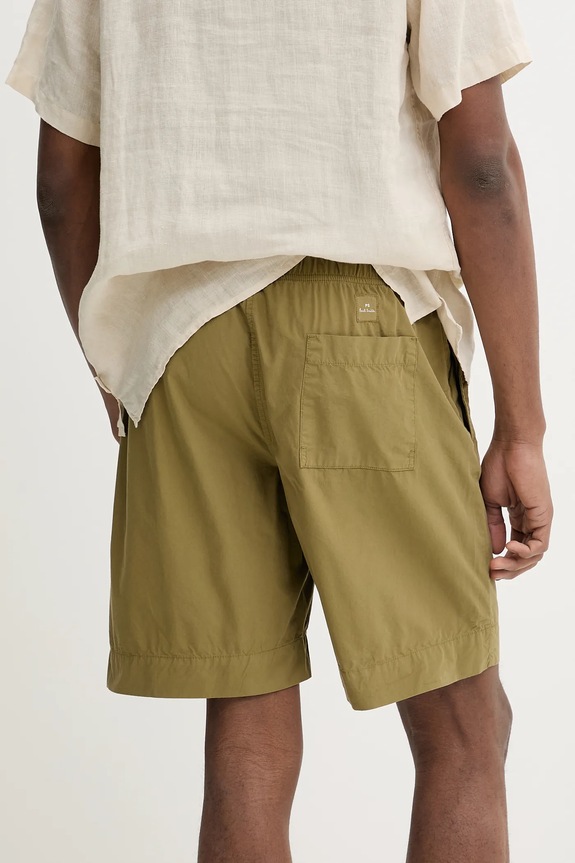 Ρούχα Βαμβακερό σορτσάκι PS Paul Smith M2R.232U.P21477 πράσινο