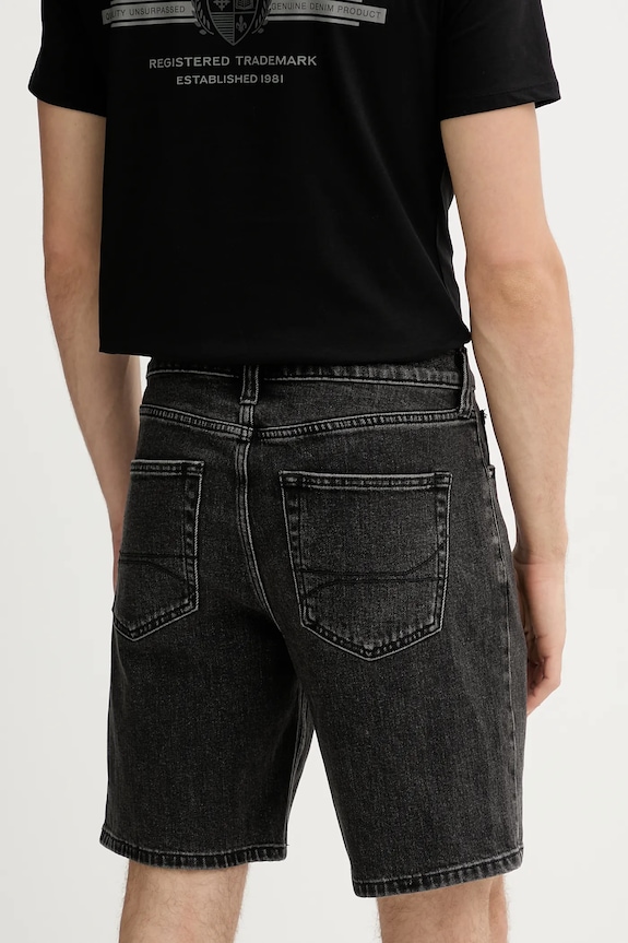 Odzież Hollister Co. szorty jeansowe KI328.5115.977 czarny
