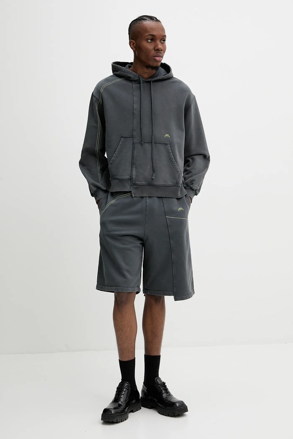 Хлопковые шорты A-COLD-WALL* ACWMB327 серый SS25