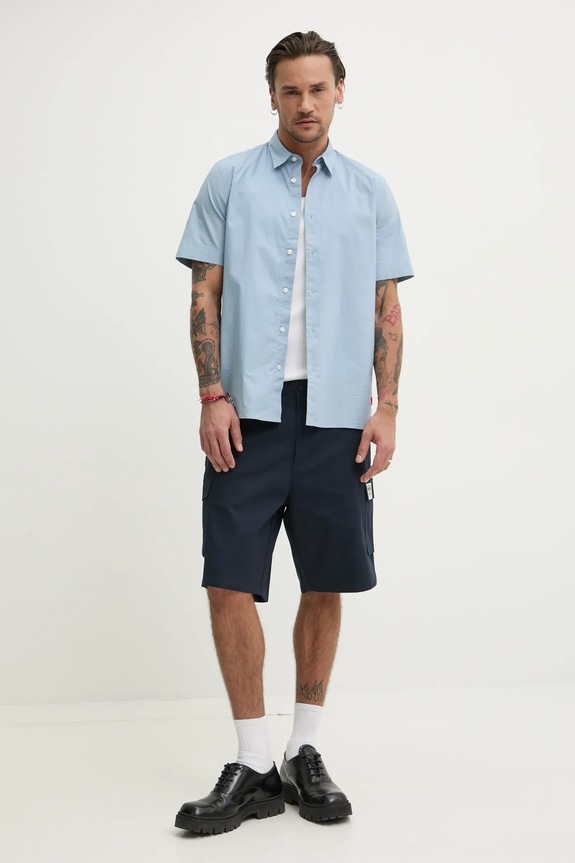 Βαμβακερό σορτσάκι Red Bull Racing x Pepe Jeans CARGO SHORT RM800003 σκούρο μπλε SS25