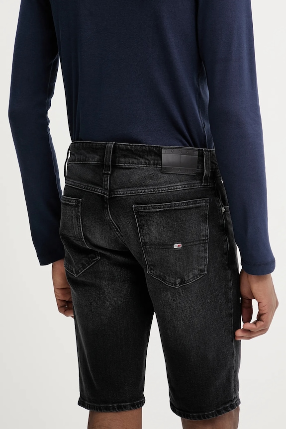Abbigliamento Tommy Jeans pantaloncini di jeans DM0DM20945 nero