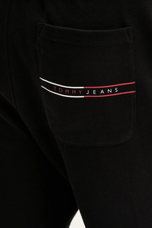 Tommy Jeans pantaloncini in cotone nero DM0DM21369
