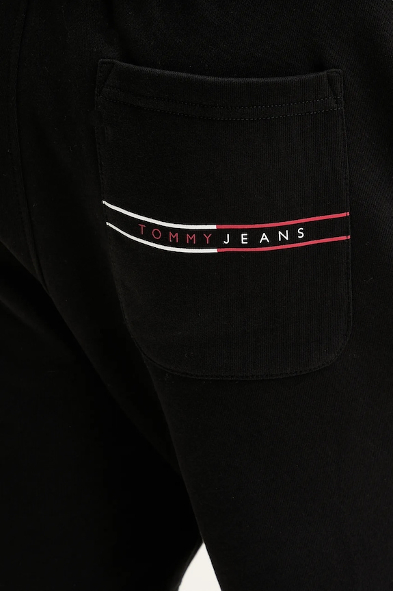 Tommy Jeans pantaloncini in cotone nero DM0DM21369