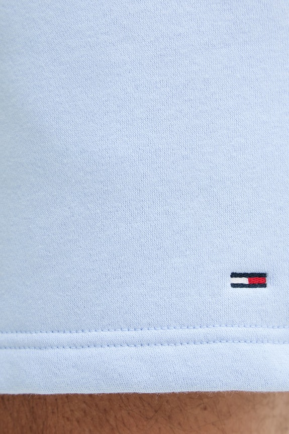 Tommy Jeans teplákové šortky pánské s bavlnou modrá DM0DM21931