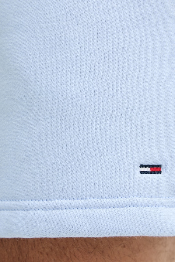Tommy Jeans teplákové šortky pánské s bavlnou modrá DM0DM21931