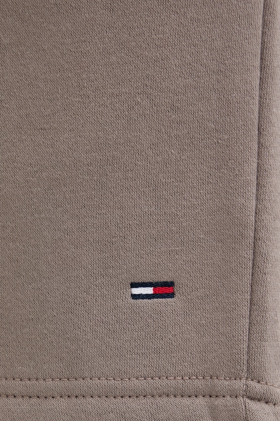 Tommy Jeans pantaloni scurți de trening pentru bărbați, cu bumbac maro DM0DM21931