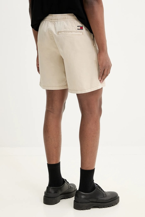 Oblačila Bombažne kratke hlače Tommy Jeans DM0DM21944 bež