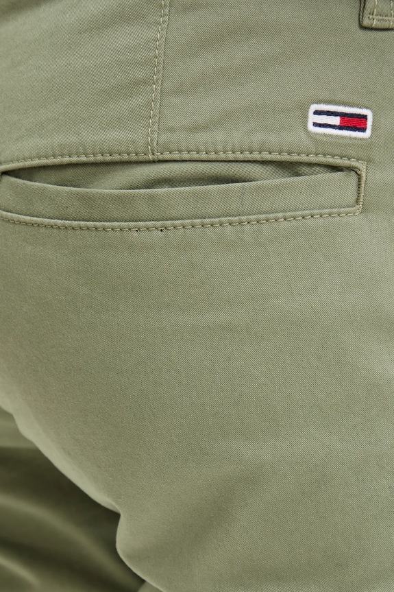 Kratke hlače Tommy Jeans zelena DM0DM21950