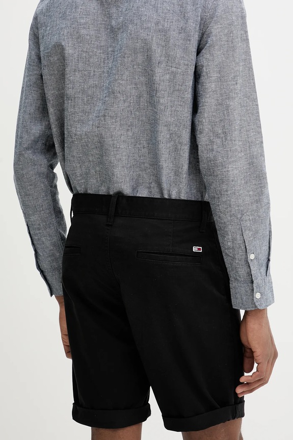 Oblečenie Šortky Tommy Jeans DM0DM21950 čierna