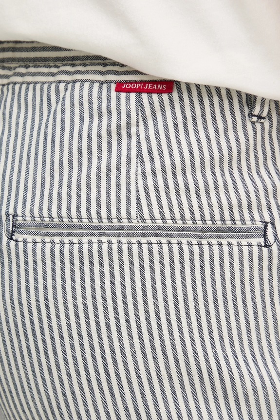 Joop! szorty z domieszką lnu szary 30046558