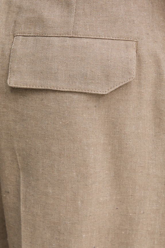 Tommy Hilfiger pantaloncini in lino beige SQTHL7544.SQTH503