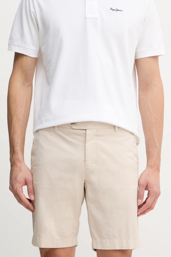 Kratke hlače Hackett London s elastinom bež HM801339