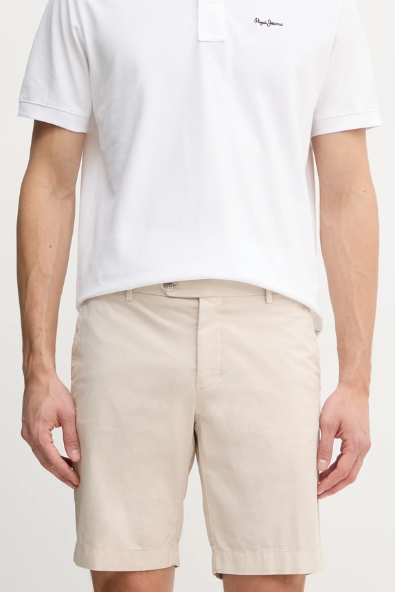 Kratke hlače Hackett London s elastinom bež HM801339