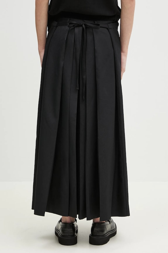 Clothing Needles wool trousers Hakama QV093 black
