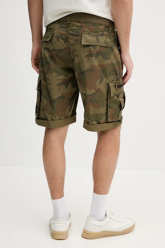 Abbigliamento Aeronautica Militare pantaloncini in cotone BE250CT3502 verde