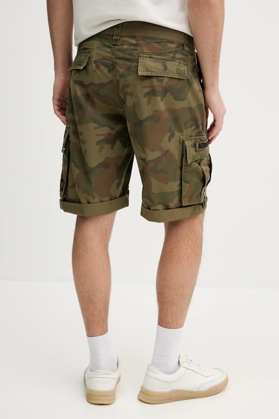 Abbigliamento Aeronautica Militare pantaloncini in cotone BE250CT3502 verde