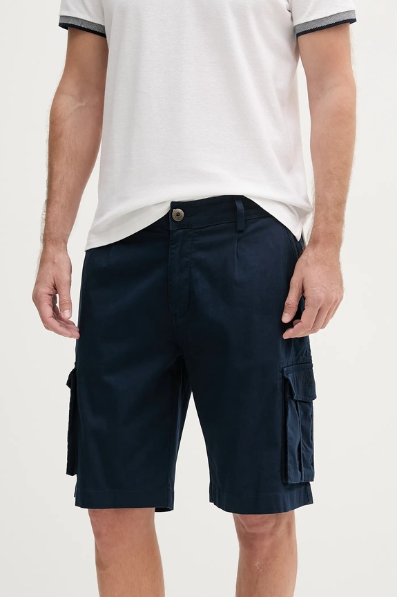 Σορτς Aeronautica Militare ύφασμα σκούρο μπλε BE256CT3511