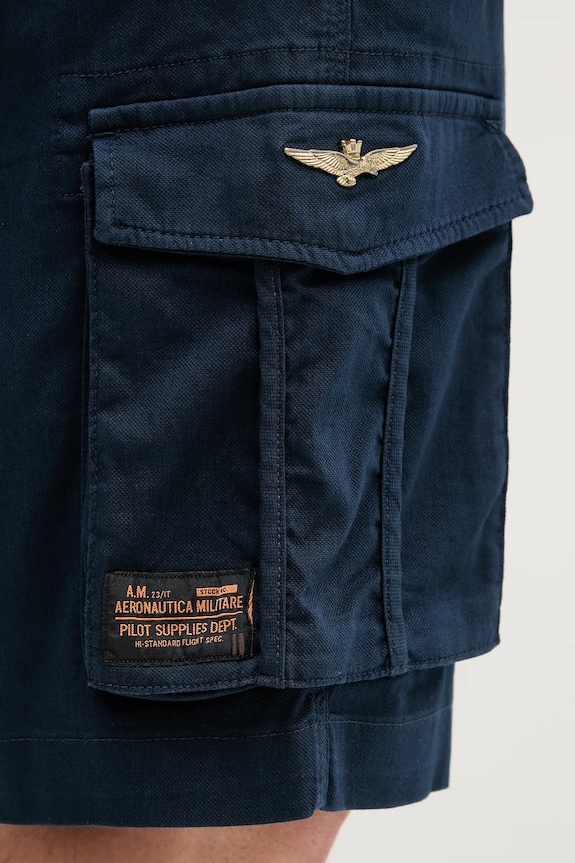 Σορτς Aeronautica Militare σκούρο μπλε BE256CT3511