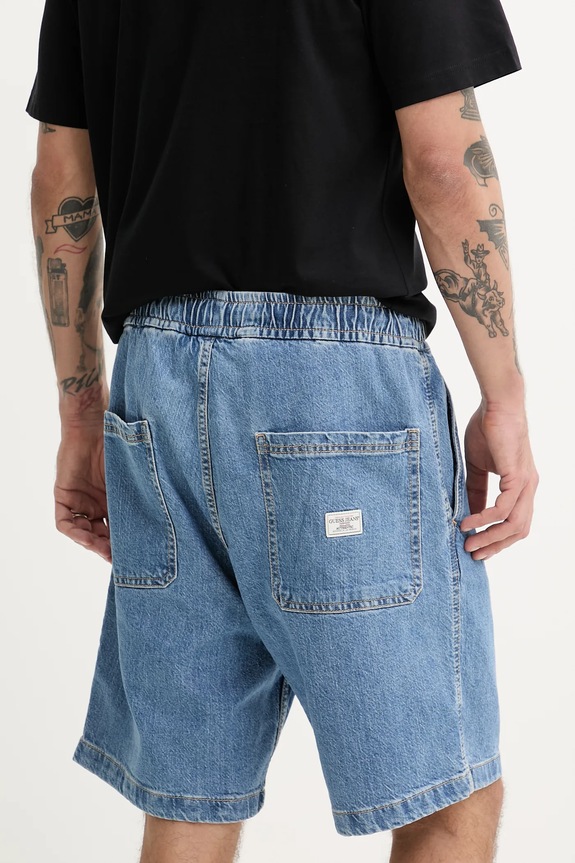 Ruházat Guess Jeans farmer rövidnadrág M5GD35.D5M54 kék