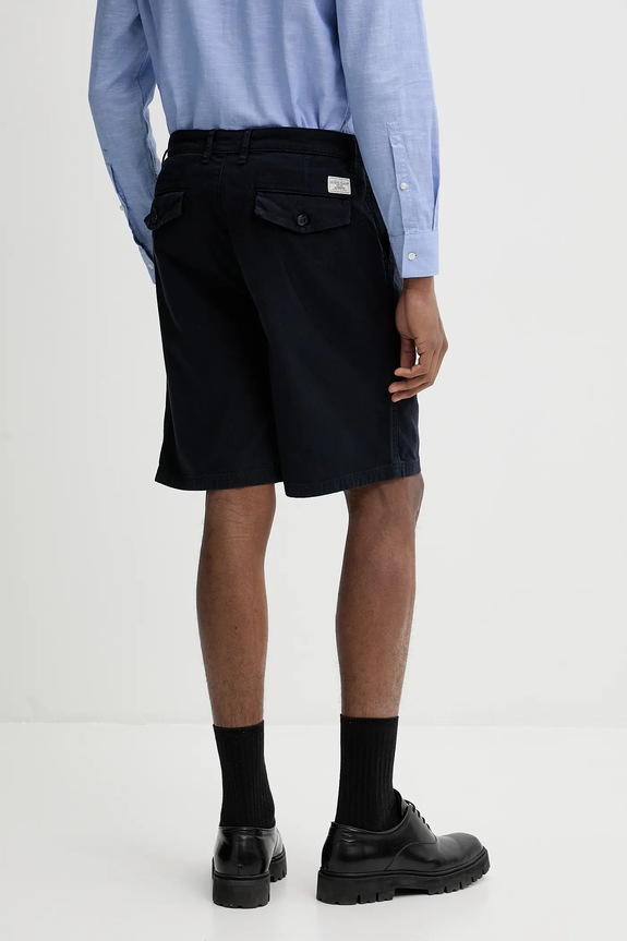Odzież Guess Jeans szorty bawełniane M5GD44.WGCV1 granatowy