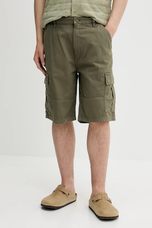 Guess Jeans pantaloncini in cotone cotone verde M5GD45.WGCV1