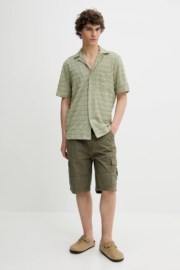 Guess Jeans pantaloncini in cotone M5GD45.WGCV1 verde SS25