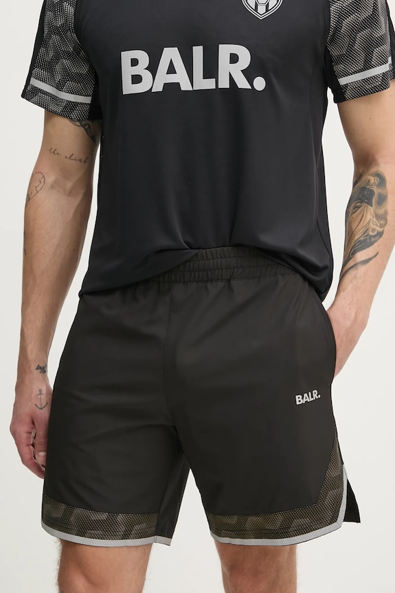 BALR. rövidnadrág elasztánnal fekete B1431.1079