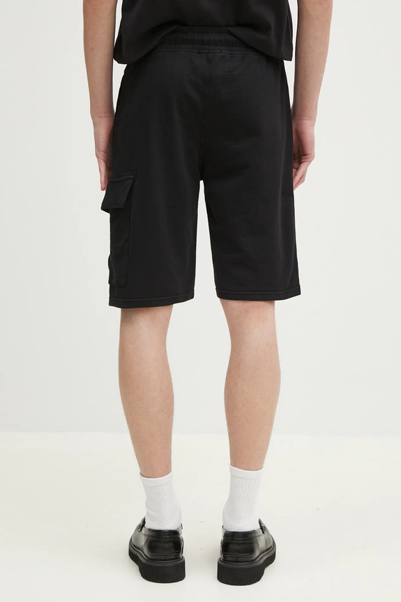 Abbigliamento C.P. Company pantaloncini in cotone 18CMSB069A002246G nero