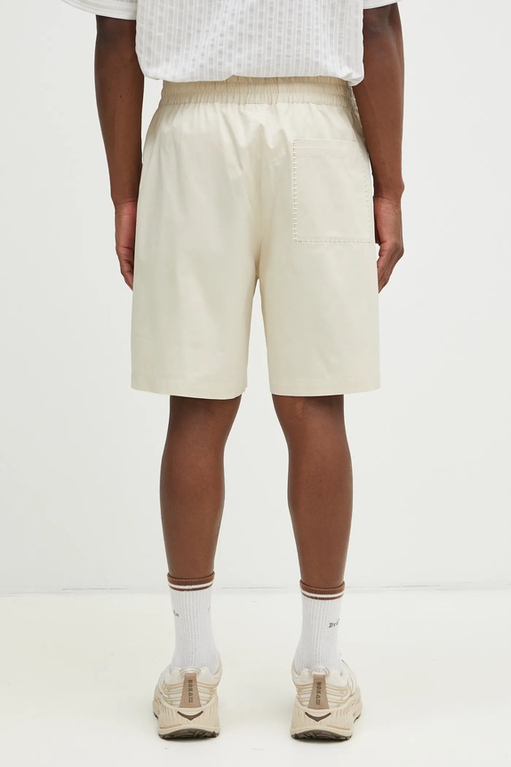 Odjeća Pamučne kratke hlače Axel Arigato Stitch Embroidered Shorts A3124001 bež