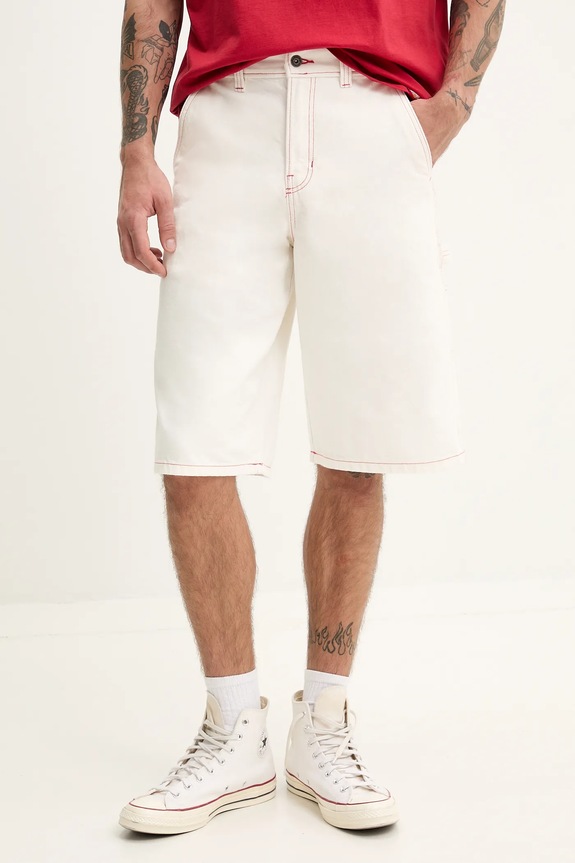Dickies pantaloncini di jeans denim bianco DK0A4ZASC481